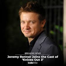 Jeremy Renner joins Glenn Close, Kerry Washington, Andrew Scott, Cailee  Spaeny, Josh O'Connor, and Daniel Craig in the third installment of  #KnivesOut titled "Wake Up Dead Man." Learn more about the project