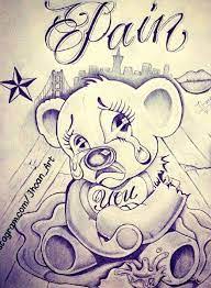 Gangsta teddy bear drawing at paintingvalley #26575244. Gangsta Teddy Bear Drawing At Paintingvalley Com Explore Collection Of Gangsta Teddy Bear Drawing In 2021 Gangster Drawings Chicano Drawings Badass Drawings