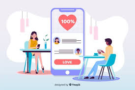 In most dating apps, messaging is typically free when both users like each other. Free Vector Boy And Girl Using Dating App Illustrated