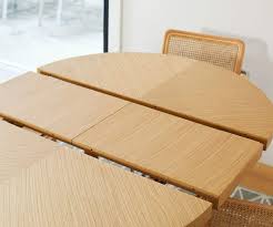 Oliver Round Extension Dining Table In 2020 Oval Table Dining Scandinavian Dining Table Dining Table With Leaf