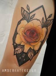 Dark Art Neotraditional Geometric Linework Rose Tattoo Tattoo Artists Sydney Tattoo Artists Tattoos