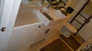 These shallow vanities allow for foot traffic as well. 12 Depth Bathroom Vanity Ikea Hackers