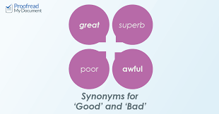 Synonyms, crossword answers and other related words for of poor quality trashy. Vocabulary Tips Synonyms For Good And Bad Proofed S Writing Tips