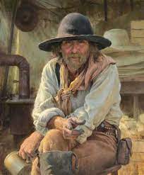Legendary Lil Grizz Mountain Man Hat Etsy Mountain Man Art Cowboy Art