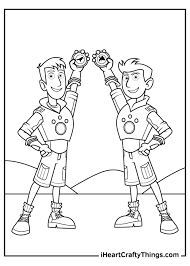 Chris kratt and martin kratt.the suits will materialize a costume that allows the wearer to use the creature powers of the animal. Printable Wild Kratts Coloring Pages Updated 2021
