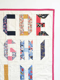 Create a beautiful quilt with one of our patterns, ranging from beginner level to more challenging. Alphabet Quilt Blocks Ribbon Letter Edition Patch Dot