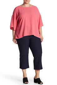 Eileen Fisher Cropped Solid Pants Plus Size Nordstrom Rack