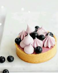 Blueberry Meringue Tartlet Fancy Desserts Desserts Tart Dessert