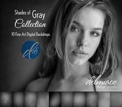 Gray Photography Digital Backdrops: Smokey, Heather, Slate (digital  Download)