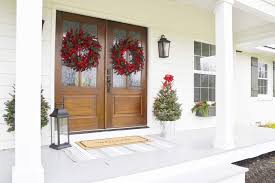 For both large and small decorations, be sure to look at the mini trees. 33 Ways To Decorate Your Front Porch For Christmas