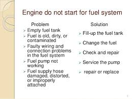 Troubleshooting Of Internal Combustion Engine