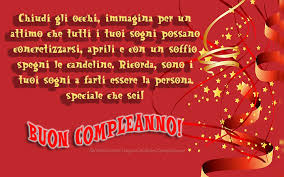 Messaggi Di Buon Compleanno Speciali