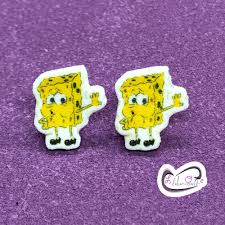 Maybe you would like to learn more about one of these? Spongebob Tired Meme Earrings Pin Etsy