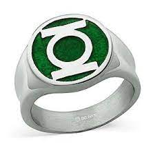 This Is Not We Repeat Not A Power Ring It Is Merely A Ring That Has Green Lantern S Iconography On It Green Lantern Green Lantern Corps Think Geek