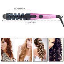 Electric Hair Spiral Curler Deep Waver Curling Iron Wand Hot Tool Bluetop Purple To View Further For Hair Curler Wand Electric Hair Curlers Hair Curlers