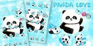 Wallpaper Panda Warna Biru Di 2021 Wallpaper Lucu Gambar Lucu