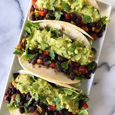 Black Bean + Guacamole Tacos – healthyGFfamily.com
