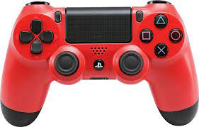 best buy sony dualshock 4 wireless controller for playstation 4 magma red 3000084 dualshock ps4 controller playstation controller