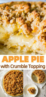 Apple Pie With Crumble Topping In 2020 Apple Pie Recipe Easy Apple Pie Recipe Homemade Apple Pie Recipes
