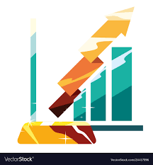 Business Chart Gold Arrow Profit