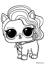 Ruff Rocker High Quality Free Coloring From The Category L O L Pets More Printable Pictur Puppy Coloring Pages Disney Coloring Pages Unicorn Coloring Pages