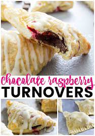 Chocolate Raspberry Turnovers Recipe Easy Cooking Recipes Chocolate Raspberry Dessert Recipes Easy
