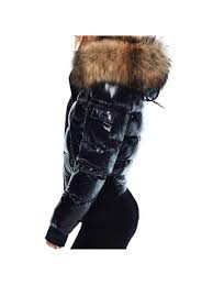 Autumn And Winter Fur Collar Bread Jacket Short Jacket Chicshes Com Moncler Jacket Women Fur Hood Jacket Puffer Jacket Women