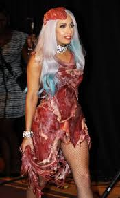 Lady gaga's meat dress should not be interpreted as a message against animal rights, the pop star told ellen degeneres sunday night (sept. Here S What Lady Gaga S Meat Dress Looks Like Now Dazed