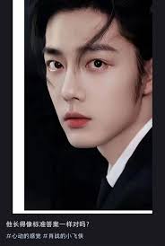 I saw a new way of describing Xiao Zhan's appearance: He looks like the  standard answer!