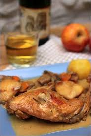 Lapin A La Normande Cidre Pomme Creme Fraiche Et Champignons Happy Papilles Recette Recette Lapin Recette Normande Recettes De Cuisine