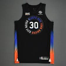 New york knicks basketball jersey vest by adidas nba #7 anthony size youth xl. Julius Randle New York Knicks Game Worn City Edition Jersey Recorded A Double Double 2020 21 Nba Season Nba Auctions
