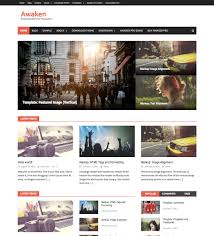 To become aware of something: Awaken Wordpress Theme