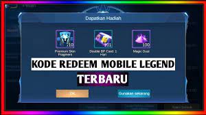 Kode redeem ml terupdate + terbaru hari ini juli 2020. Kode Redeem Mobile Legends Ml Terbaru Agustus 2020