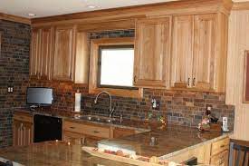 The trick is to find a backsplash that compliments your dark wood kitchen cabinets without taking away from their beauty. 33 Best Ideas Hickory Cabinets For Naturally Beautiful Kitchen
