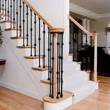 Metal spindles for indoor stairs. Stair Systems Stairs Stair Parts Newels Balusters And Railings Lj Smith Stair Systems