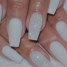 White Nails With Diamonds And Glitter Nail And Manicure Trends So i bought some chunky round glitter and i was wondering do i need to put acrylic powder in it to apply it? white nails with diamonds and glitter