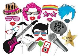 50th Birthday Photo Booth Props Free Printable Popstar And Rockstar Party Photo Booth Props Set 24 Piece Etsy Rock Star Party Party Photo Booth Karaoke Party