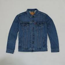 Details About Levis Premium Men Denim Trucker Jeans Jacket Size L New With Tags