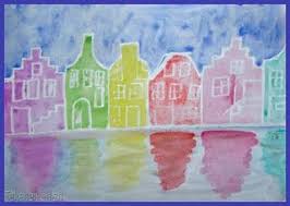 Tekenen En Zo Huizen Elementaire Kunst Kunstlessen School Kunstprojecten