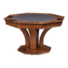 Luxury poker dining table in 2019. Treviso Octagonal Poker Dining Table W Bumper Pool By Darafeev Lou Rodman S Barstools Dining Superstore