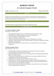 Diploma in accounting diploma in business studies diploma in english communication diploma in marketing. Assistant Language Teacher Resume Samples Qwikresume