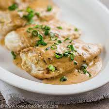 Chicken In Creamy Green Onion Sauce Cooking Recipes Sugar Free Recipes Food