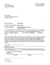 illinois 5 day notice to pay rent ezlandlordforms