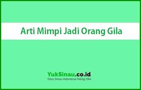 Makna mimpi jadi orang gila. 8 Arti Mimpi Jadi Orang Gila Menurut Primbon Dan Psikolog