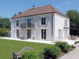 Folding Shutters With Adjustable Slats Fit Perfectly Into The Overall Picture Of The Dream House Exterior Architecture House Facade House