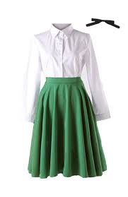 Maybe you would like to learn more about one of these? Violet Green Uniform Dress Suit Anime Cosplay Costume Shirt Skirt Set With Accessories Fancy Dress Clothing For Women Buy Online In Bulgaria At Bulgaria Desertcart Com Productid 63190940