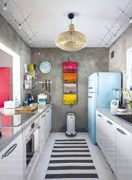 25 Beautiful Small Kitchen Design Ideas 2019 Small Galley Kitchens Kitchen Design Small Funky Kitchen