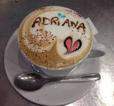 Adriana Cappuccino Caffe Buon Compleanno