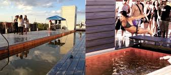 Schwimmbecken Garten Seecontainer Pool Poolparty Events Anlage Schwimmbecken Containerpool Seecontainer