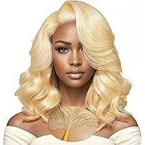 Amazon.com : 613 Lace Front Wig Human Hair 7×5 Glueless Blonde Body Wave  Lace Front Wigs Human Hair Pre Plucked Pre Cut 180% Density Wear And Go ...